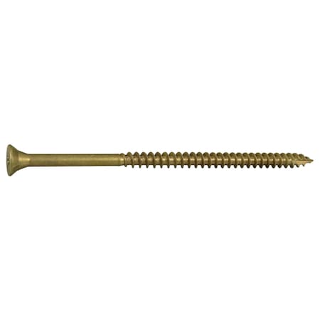 Midwest Fastener Deck Screw, #10 x 4 in, Steel, Flat Head, Phillips Drive, 248 PK 54926